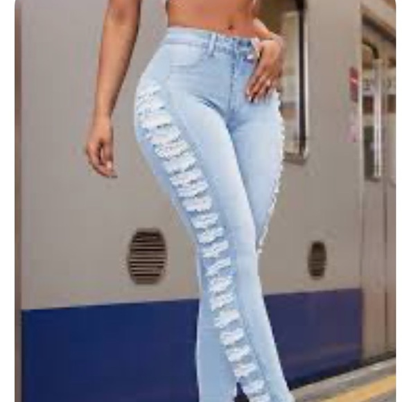 Encore Jeans Denim - Encore Jeans Light Blue Denim